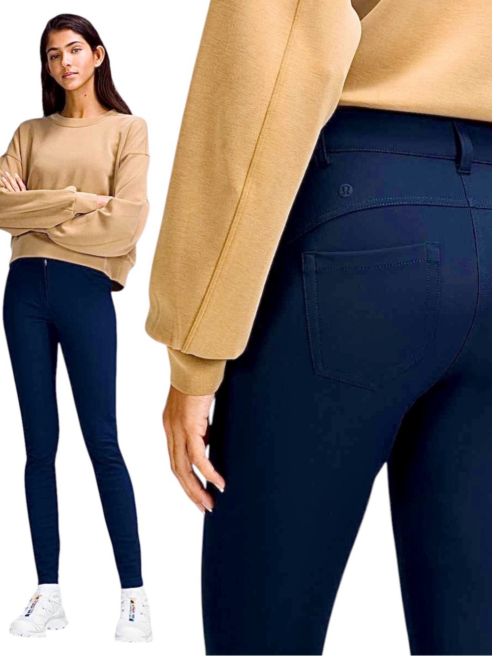 lululemon athletica Navy High-Rise Skinny Pants